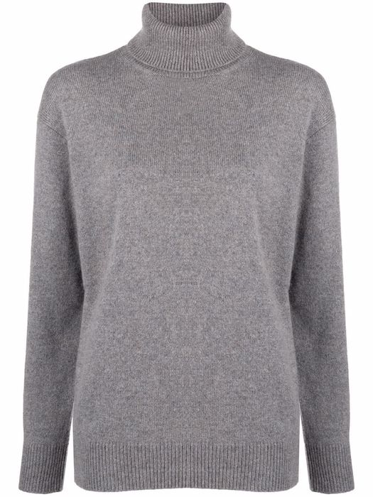 TOM FORD roll-neck cashmere knitted jumper - Grey