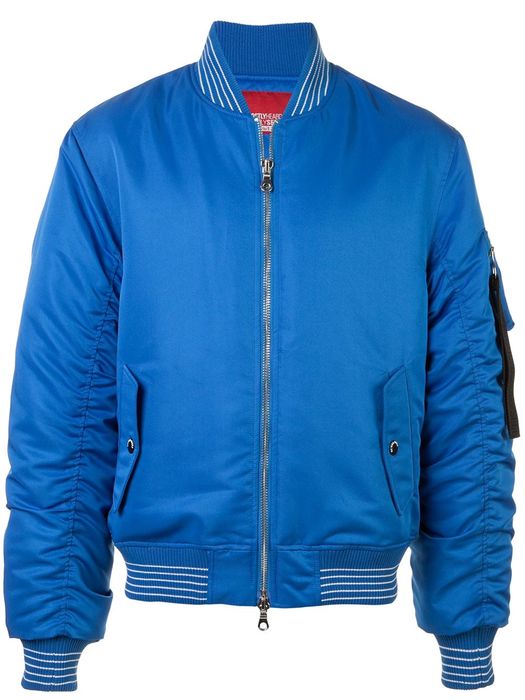 Mostly Heard Rarely Seen 8-Bit Cookie Cookie print bomber jacket - Blue