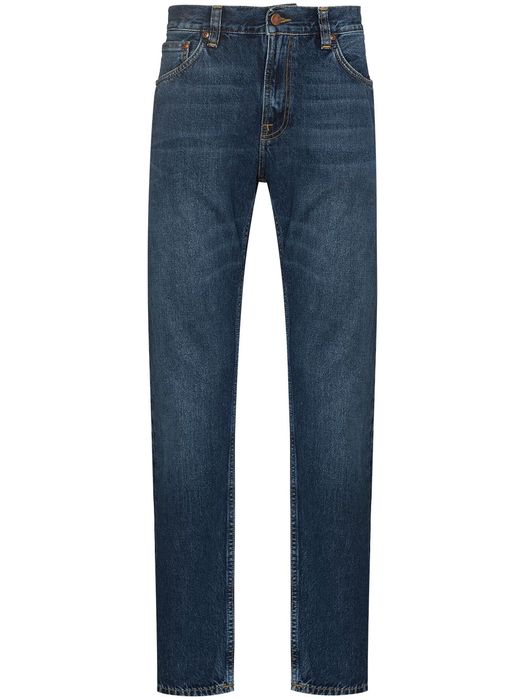 Nudie Jeans Gritty Jackson straight-leg jeans - Blue