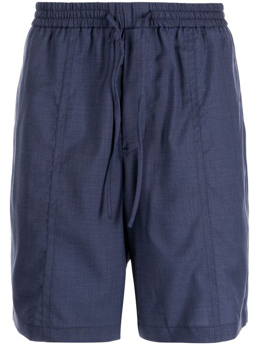 Emporio Armani elasticated-waist shorts - Blue