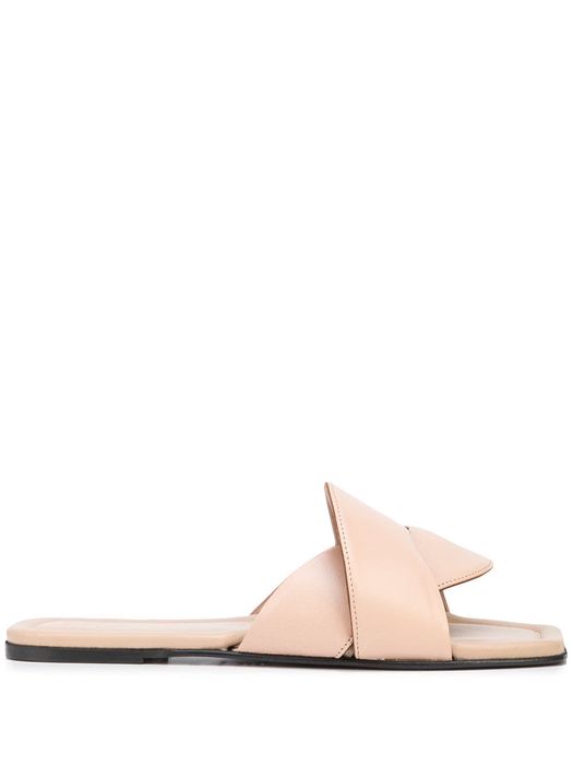 ATP Atelier crossover strap sandals - Brown