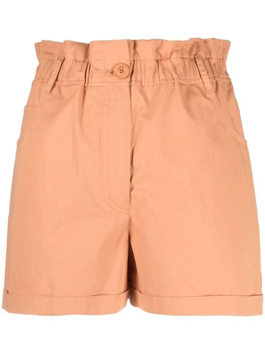 Kenzo gathered waist shorts - Orange