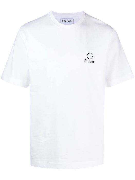 Etudes embroidered-logo organic-cotton T-Shirt - White
