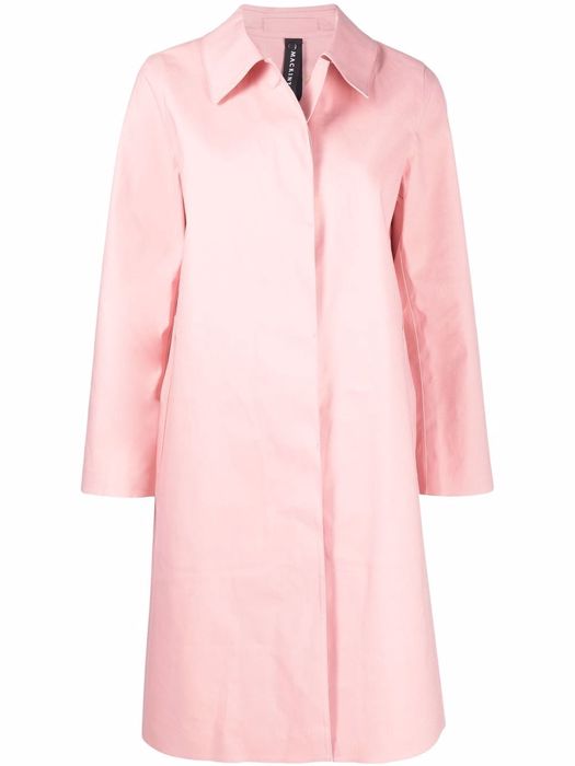 Mackintosh Banton single-breasted button-front coat - Pink