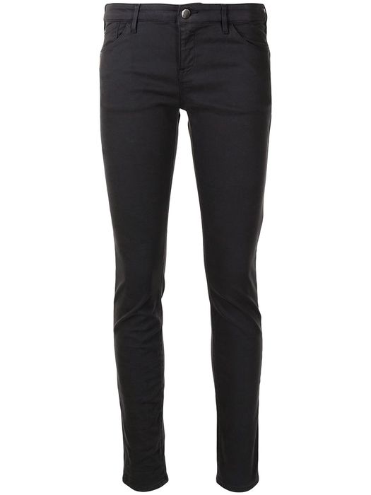 Emporio Armani low-rise skinny jeans - Black