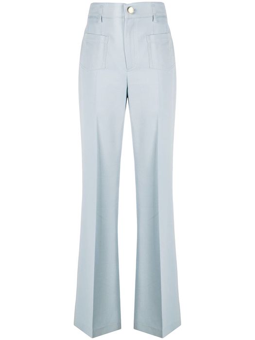 RED Valentino wide-leg trousers - Blue