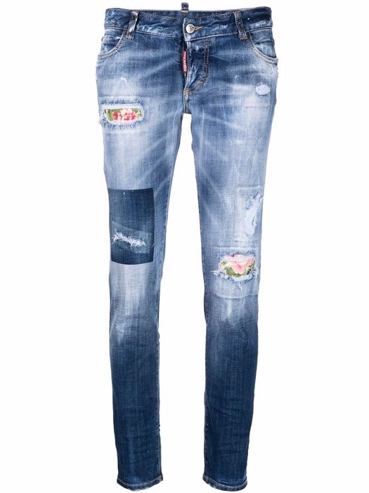 Dsquared2 Jennifer low-rise skinny jeans - Blue