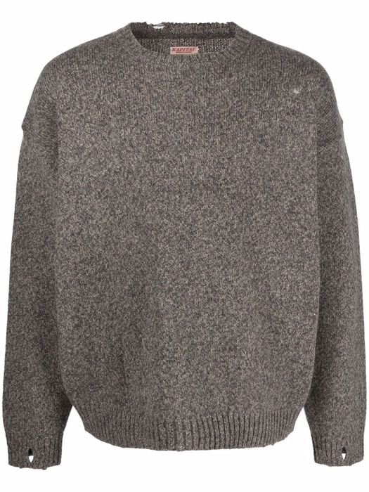 Kapital 7G Smiley knit jumper - Grey