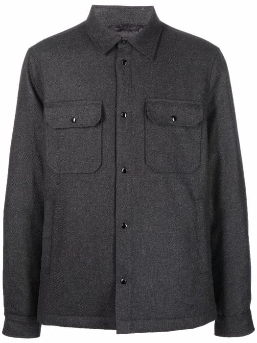 Woolrich two-pocket button-up shirt jacket - Grey