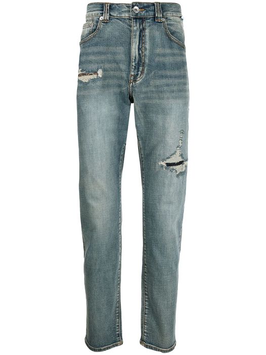 FIVE CM high-rise straight-leg jeans - Blue