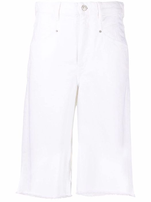 Isabel Marant Natalina knee-length denim shorts - White