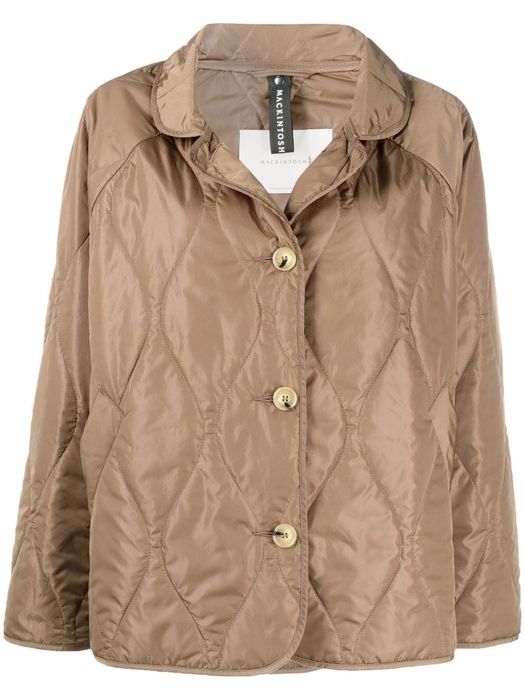 Mackintosh Jessie quilted nylon jacket - Brown