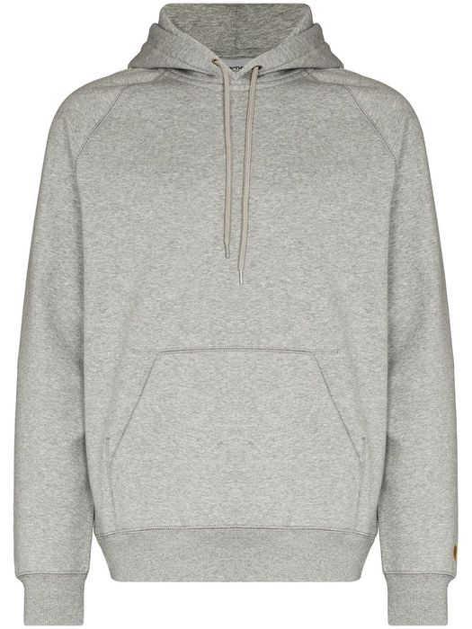 Carhartt WIP Chase logo-embroidered hoodie - Grey