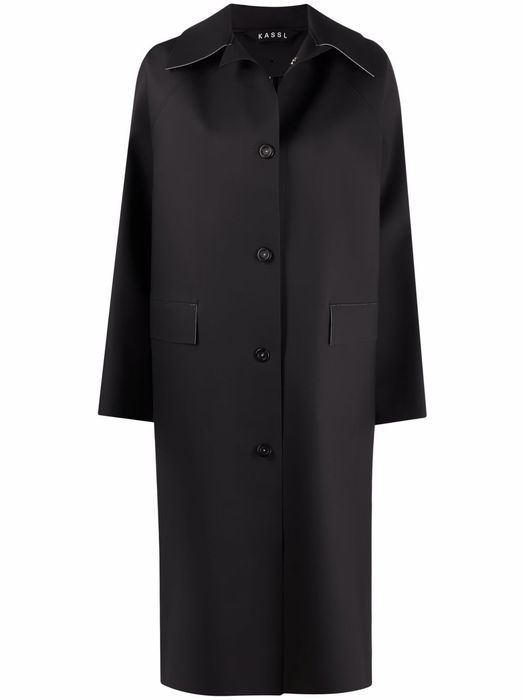 KASSL Editions single-breasted coat - Black