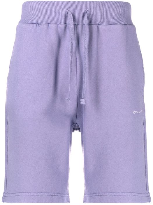 1017 ALYX 9SM logo-print shorts - Purple