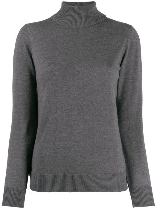 A.P.C. roll-neck fitted sweater - Grey