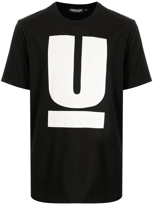 UNDERCOVER logo-print cotton T-shirt - Black