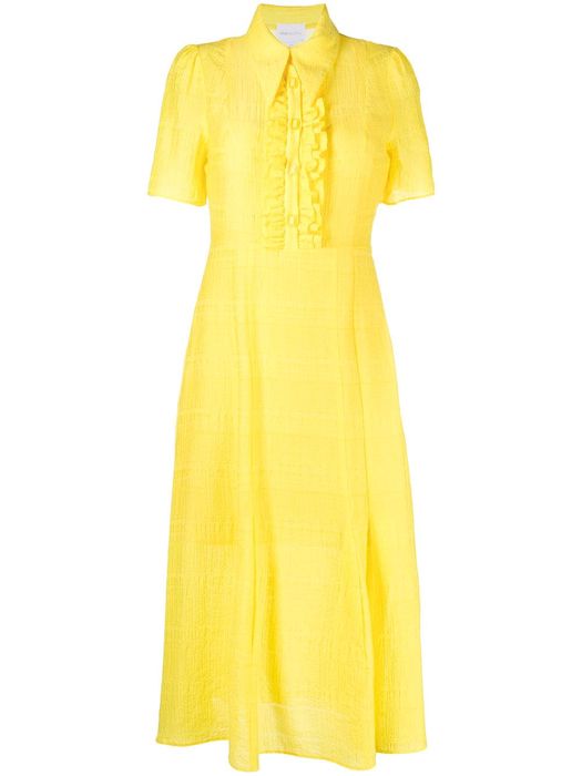 Alice McCall Lovergirl short-sleeve midi dress - Yellow