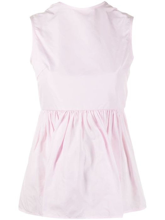 Cecilie Bahnsen open-back sleeveless blouse - Pink