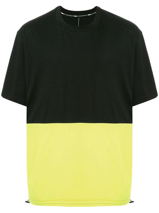 Blackbarrett oversized colour-block T-shirt