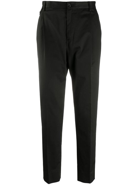 Dolce & Gabbana cropped tapered trousers - Black