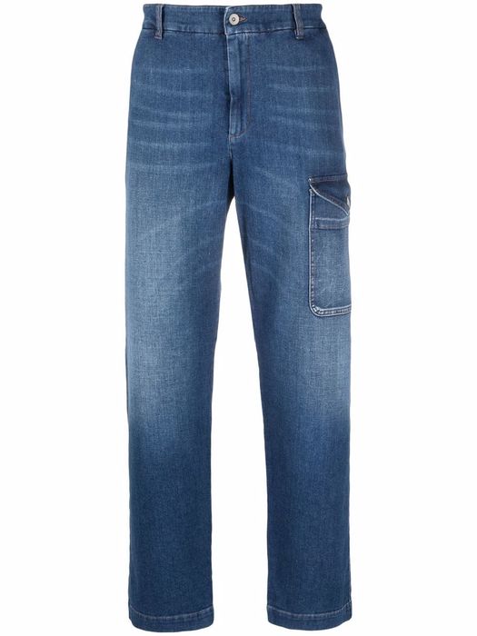 Barena mid-rise straight-leg jeans - Blue