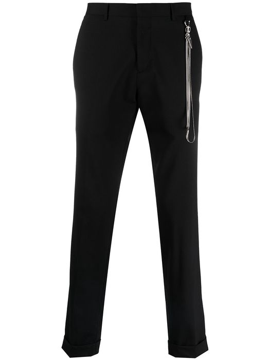 John Richmond Alderbaran chain-trim trousers - Black