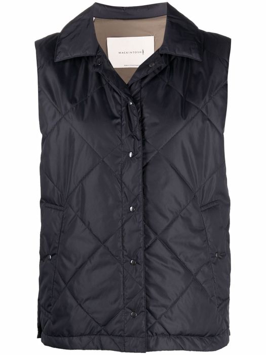 Mackintosh ANNABEL vest jacket - Blue