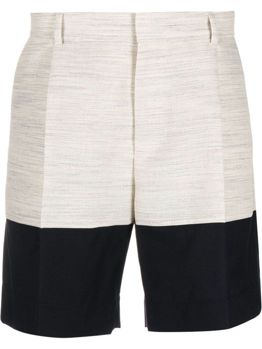 Botter two-tone tailored shorts - Neutrals