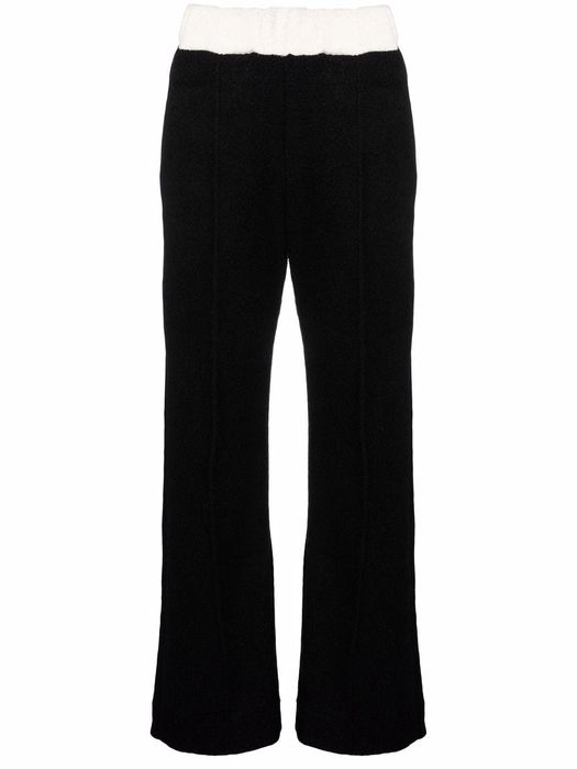 Casablanca contrast waistband track pants - Black