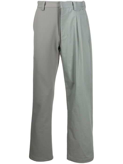 Xander Zhou straight leg tailored trousers - Grey