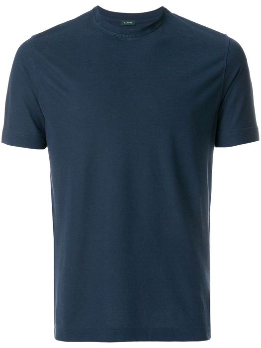 Zanone short sleeved T-shirt - Blue