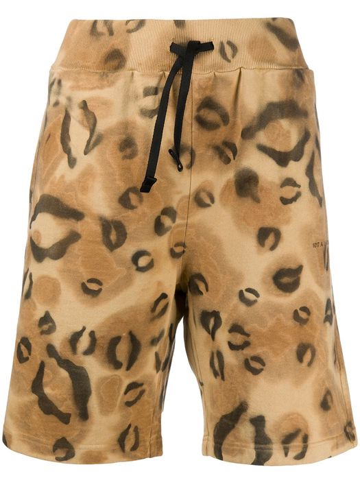 1017 ALYX 9SM animal print relaxed shorts - Neutrals