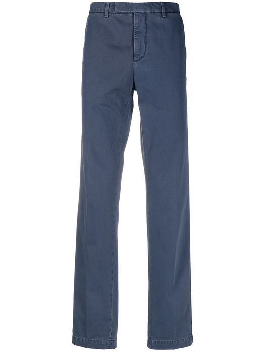 Missoni mid-rise straight-leg trousers - Blue
