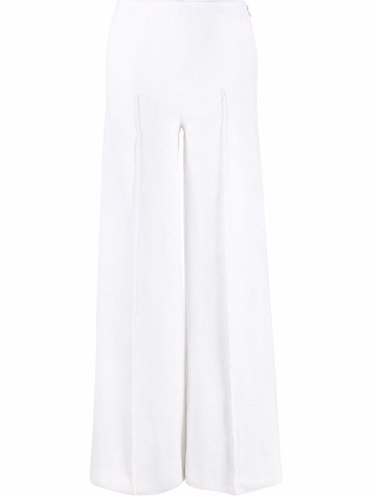 AZ FACTORY SuperTech-SuperChic wide-leg trousers - White