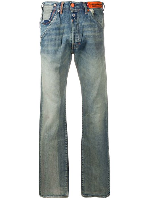 Heron Preston straight leg jeans - Blue