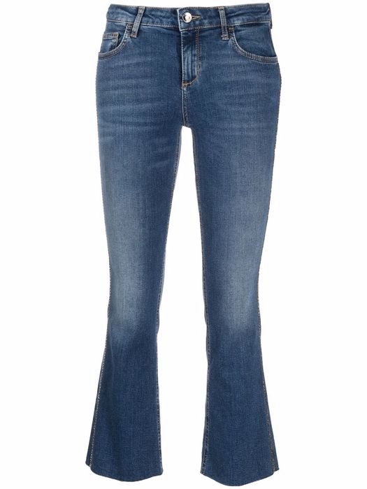 LIU JO cropped bootcut jeans - Blue