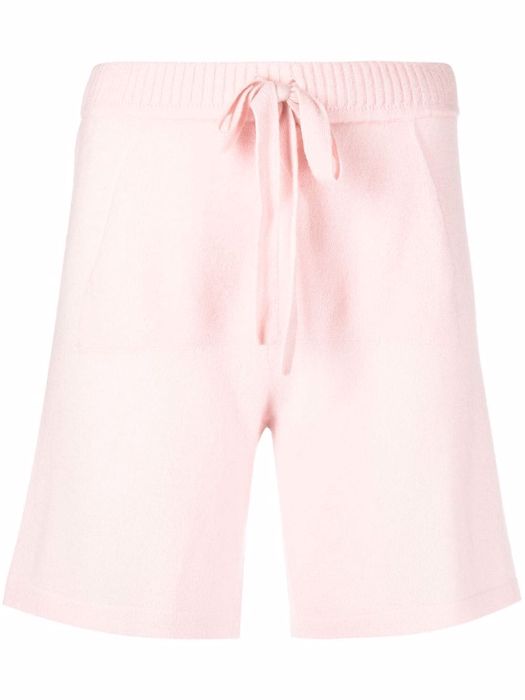 P.A.R.O.S.H. cashmere-knit drawstring shorts - Pink