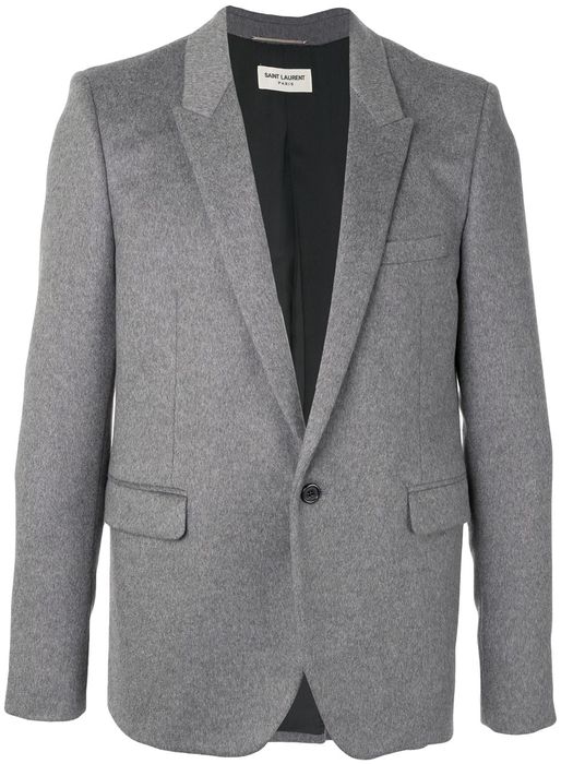 Saint Laurent single-breasted blazer - Grey