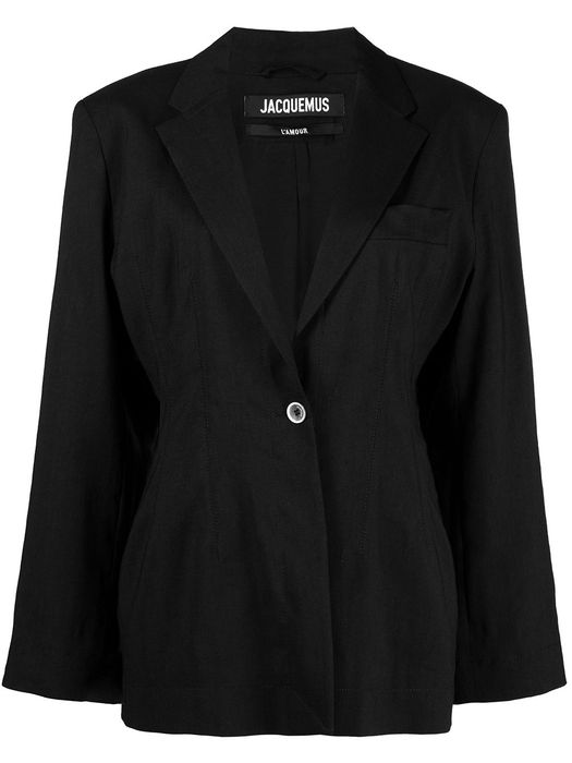 Jacquemus single-breasted blazer - Black