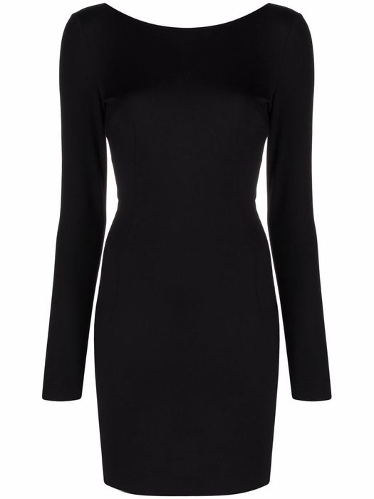 Dolce & Gabbana Milano open-back fitted dress - Black