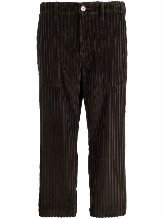 Jejia corduroy cropped trousers - Brown