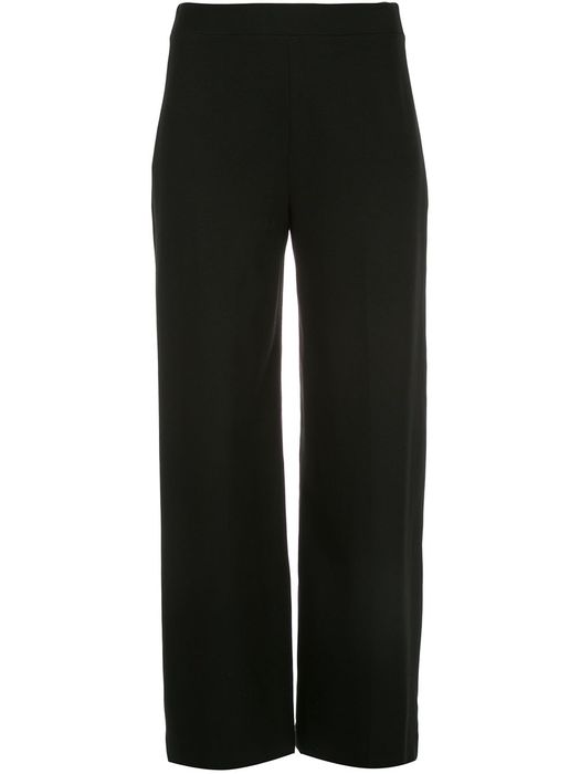 Rosetta Getty pull-on cropped straight trousers - Black