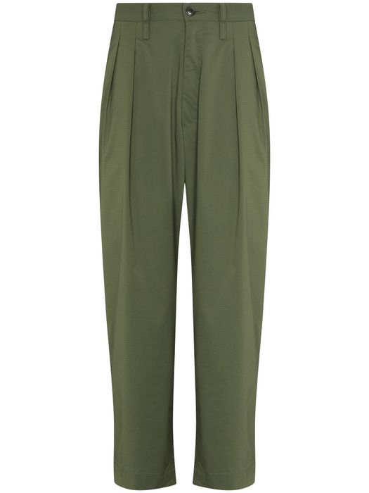 WTAPS Ripstop straight-leg trousers - Green