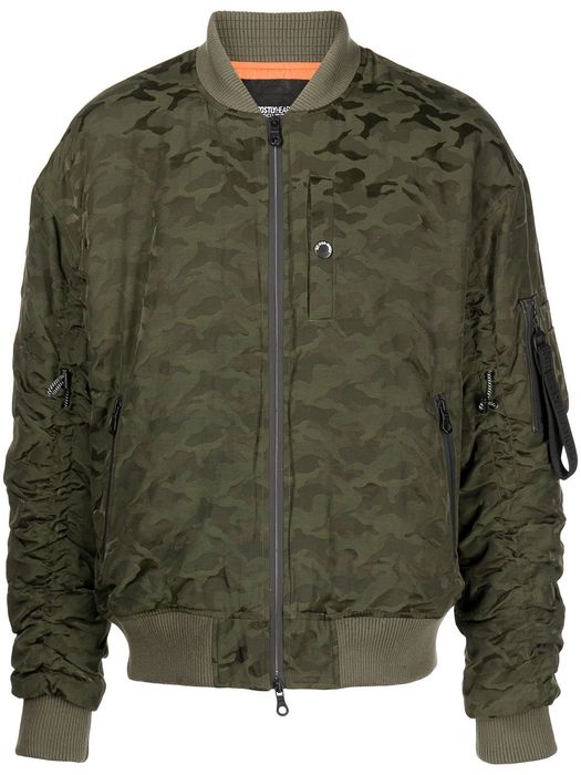 Mostly Heard Rarely Seen camouflage-print bomber jacket - Green