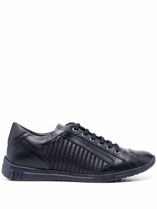 Baldinini lace-up leather sneakers - Blue