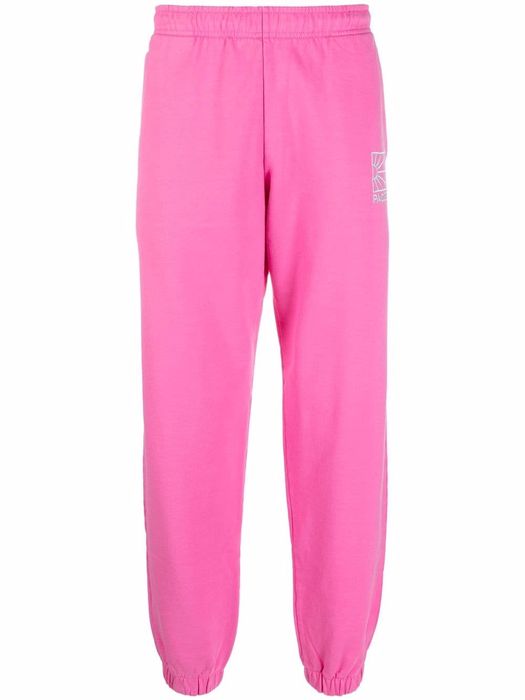 PACCBET logo-embroidered track pants - Pink