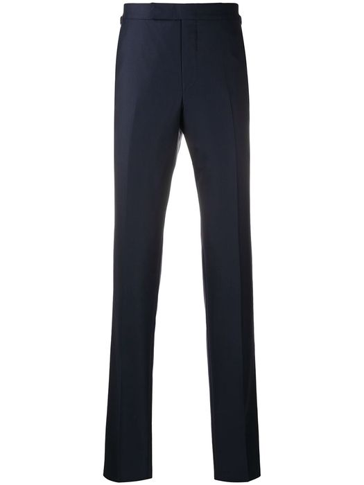 TOM FORD straight-leg tailored trousers - Blue