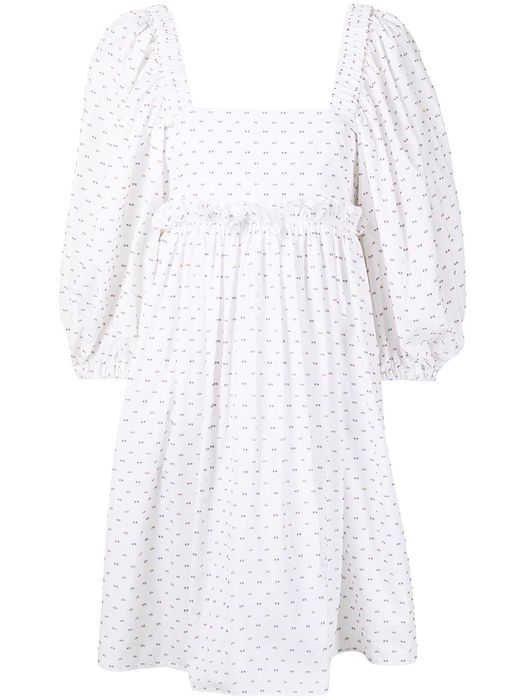 Brøgger Pernille dot-print dress - White
