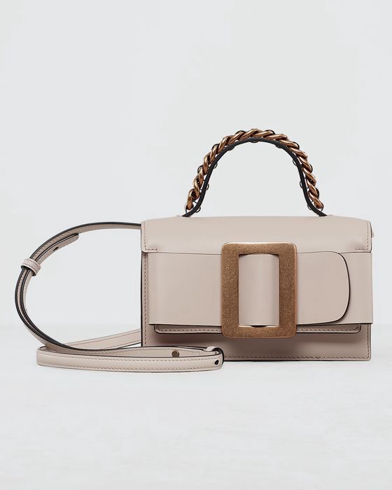 Fred 19 Chain and Leather Belted Top-Handle Bag